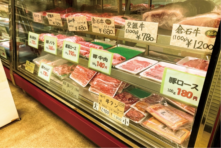 写真：精肉店内観